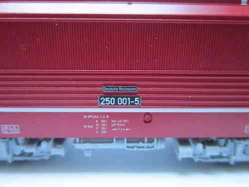 Nassschiebebilder BR 250 001-5, TT