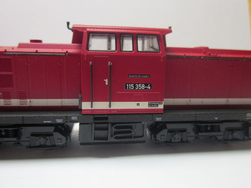 Nassschiebebilder 11-teilig für BR 115 358-4, DR, Epoche IV, H0