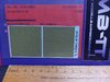 Zubehördecal, Warnstreifen s/g, 45°, 0,48mm, UV-Technik, III-IV, N