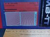 Zubehördecal, Warnstreifen r/w, 45°, 0,27mm, UV-Technik, III-IV, N