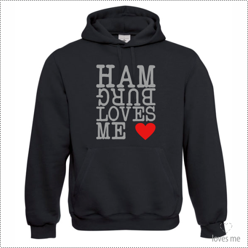 Kapuzensweatshirt ♥ Hamburg loves me