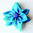 10 Blumen Aquablau