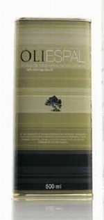 Caja con 12 latas de 500 ml de aceite de oliva virgen extra GOURMET / Box with 12 tins of 500 ml of virgin olive oil extra GOURMET