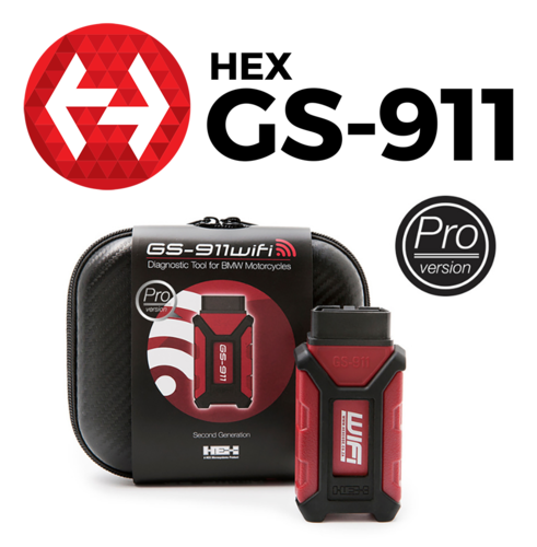 HEX GS-911 WiFi with OBD-II Connector - PROFESSIONAL