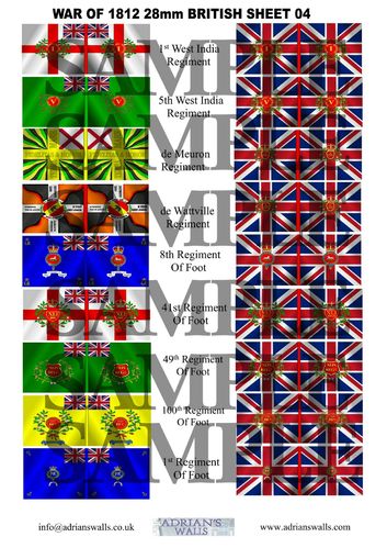 British Flag Sheet
