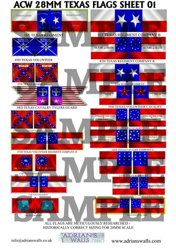 Texas Flag Sheet 1