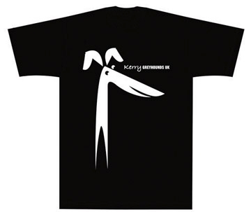 Round Neck T-Shirt with Large Front Facing Logo - Black - X Large