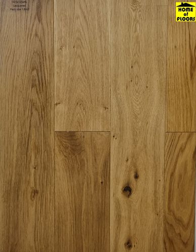 Cantillon Engineered Oak 14/3 x 125mm wide Natural Lacquered £43.99/m2
