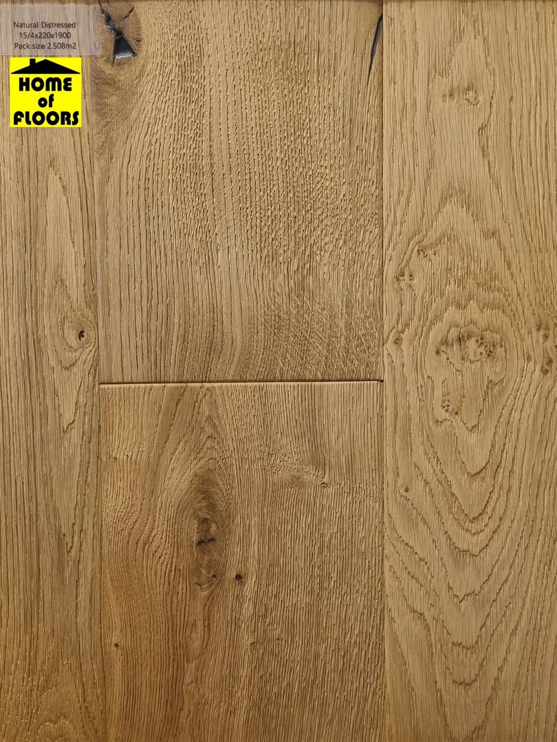 Cantillon Engineered Oak 15/4 x 220mm wide Natural Distressed £68.99/m2
