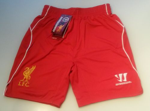 (sht005) Official Liverpool Warrior extra large boys football shorts BNIP