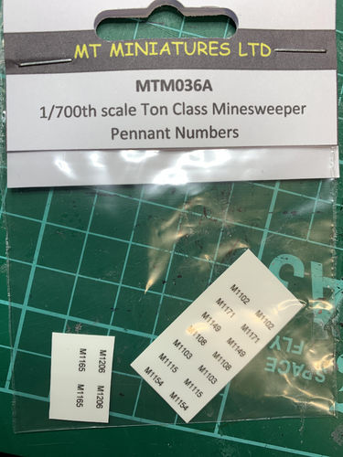 Decal set for Ton Class Minesweepers