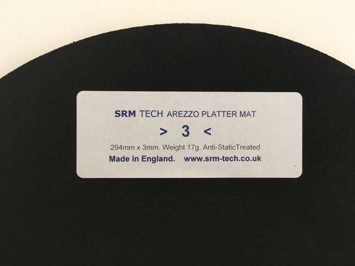 3mm Arezzo Platter Mat - Offer Free £19 Platter Damper