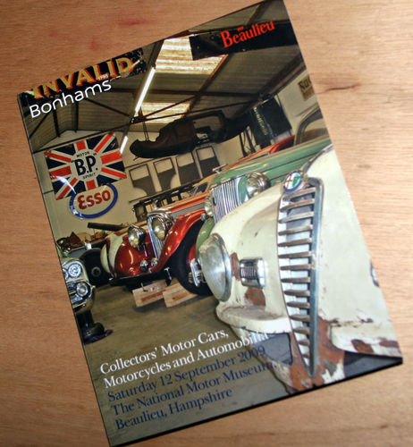 Bonhams Catalog - 12 September 2009: Beaulieu Museum - Cars & Motorcycle Auction