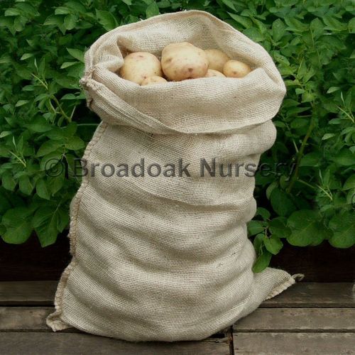 2 Jute Hessian Sacks (25kg Potato Storage Sacks)