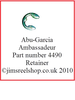 ABU AMBASSADEUR BUSHING & HANDLE E-CLIPS # 4490