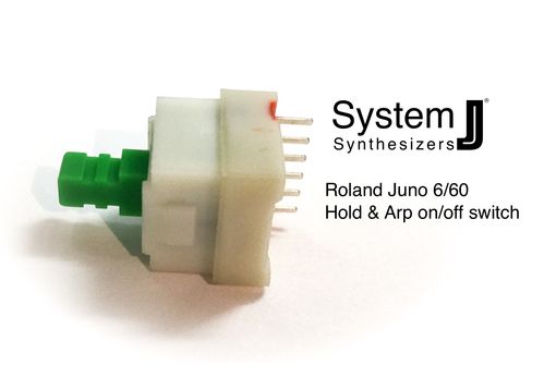 Roland Juno 6 60 Hold & Arp on/off switch