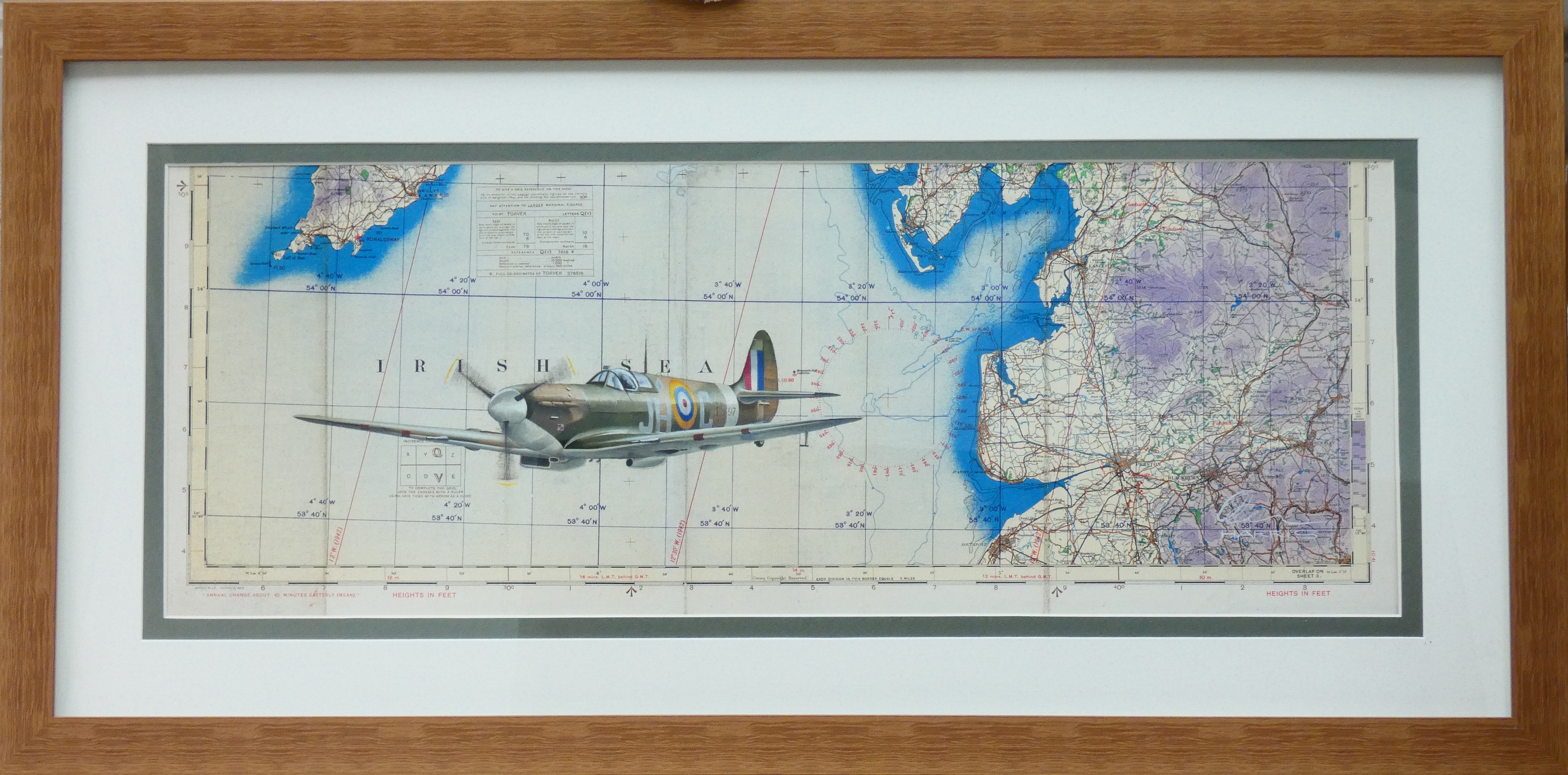 Spitfire_on_1942_RAF_Map