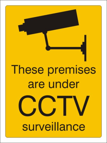 cctv 100mm x 75mm pack of 6