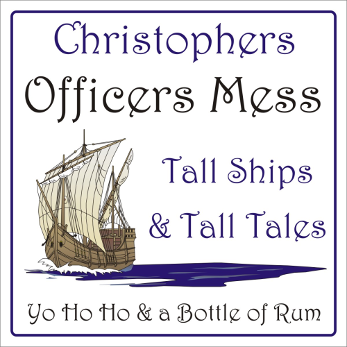 Officers Mess sign 200 x 200mm