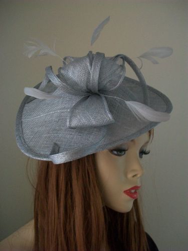 Silver Grey Saucer Hat