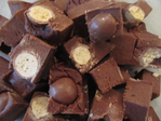 Chocolate & Malteser Bite Fudge