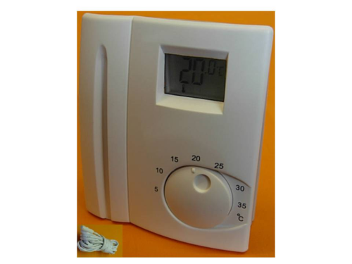 LCD Electronic  Floor Thermostat with Sensor