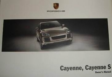 Owners / Drivers Manual Cayenne & Cayenne S 07>>10