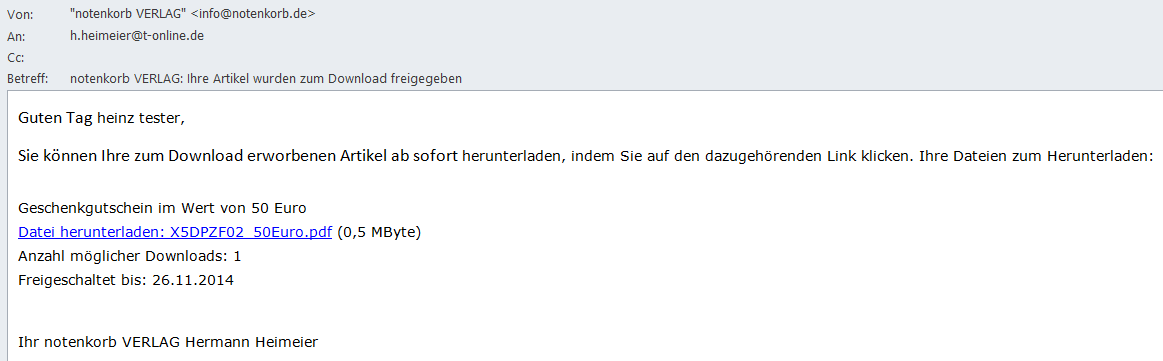 E-Mail mit Download-Link Gutschein_Freigabe-Mail