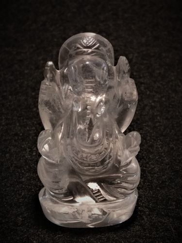 Bergkristall-Ganesha