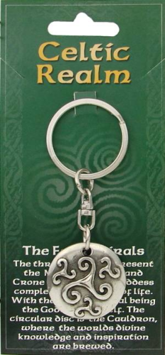 Schlüsselanhänger 'The Four Spirals'