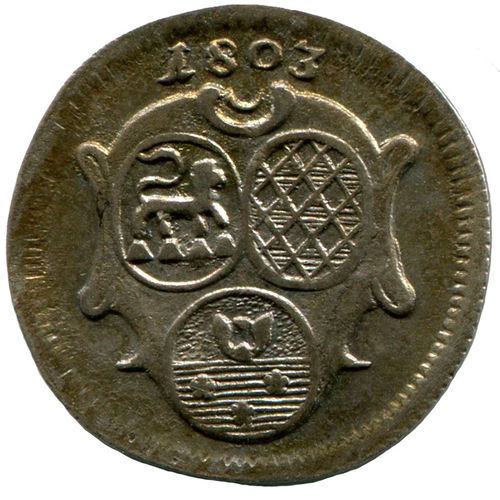 Gemeinschaftsprägung: 3 Kreuzer Landmünze 1803