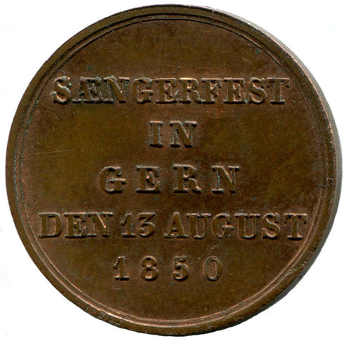 Sängerfest am 13.8.1850