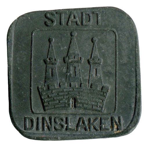 Dinslaken (Rheinprovinz), Stadt: 25 Pf 1917. F. 99.1A