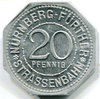Nürnberg-Fürth: 20 Pf Straßenbahnmarke: Hieronymus Holzschuer