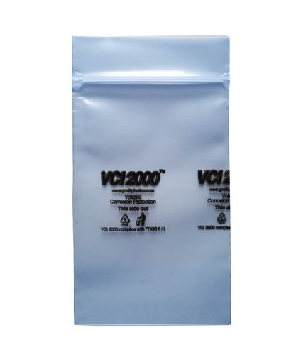 VCI Zipper Bags div. Größen Druckverschlussbeutel blau