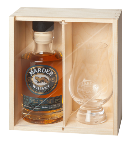 Marder Single Malt Whisky + Whisky Glas