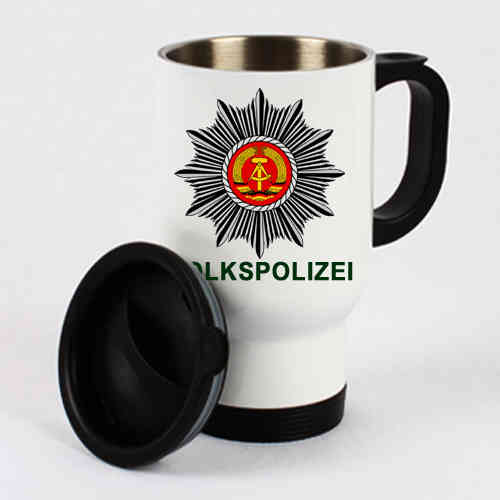 Taza termo de acero "Volkspolizei"