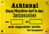 Carte postale "Achtung"