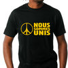Klæd T-Shirt "Fred for Paris"