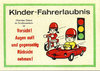 Tarjeta postal "Kinder Fahrerlaubnis"