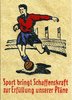 Tarjeta postal "Sport bringt Schaffenskraft"