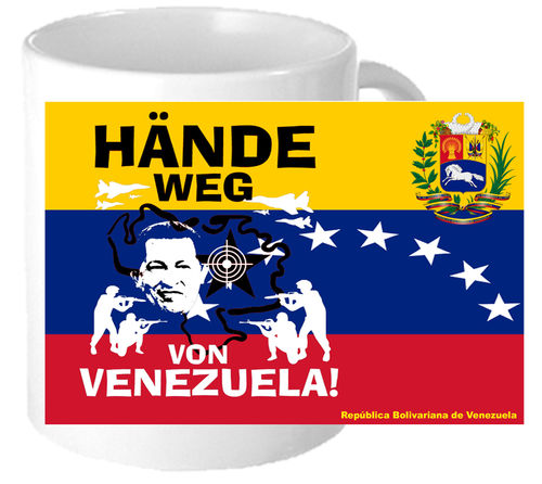 Tasse à Café "Hände weg von Venezuela"