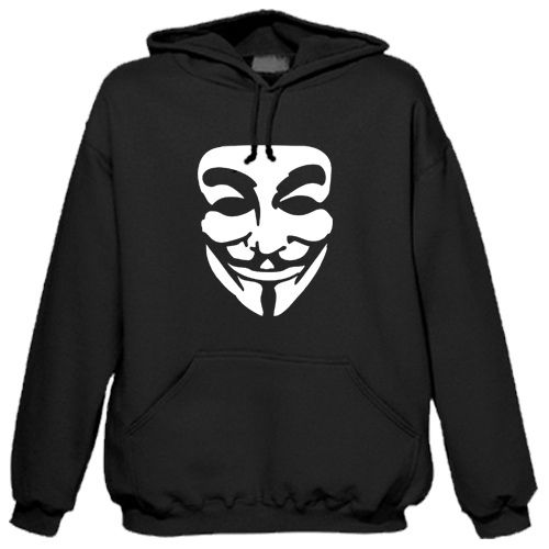Sudadera con capucha "Anonymous"