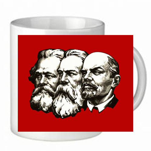 Taza De Café "Marx-Engels-Lenin"