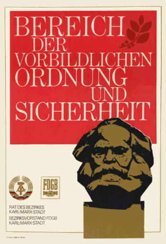 Carte postale "Karl Marx Stadt"