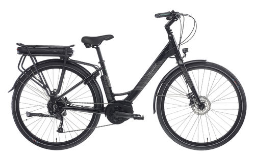 Bianchi Long Island E-Trekkingrad Tiefeinsteiger Unisex 418wh Pedelec 47cm schwarz
