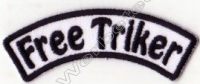 Ecusson "Free Triker" 9 cm