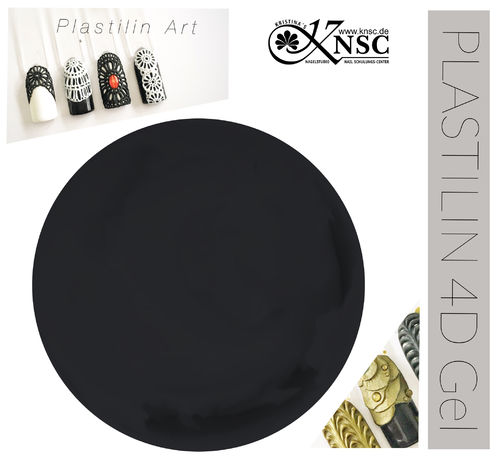 Plastilin 4d Gel Schwarz (5g.)