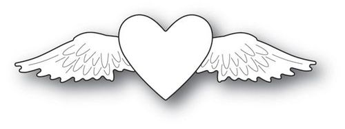 Stanzschablone Winged Heart