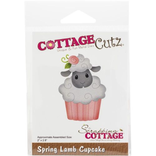 Stanzschablone Spring Lamb Cupcake